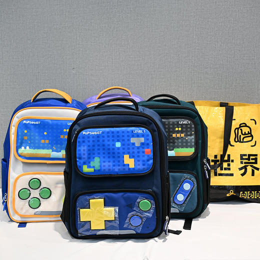 学习好礼！铂+popsのweet儿童书包1-6年级 专业护脊书包！假一罚三~ 商品图8
