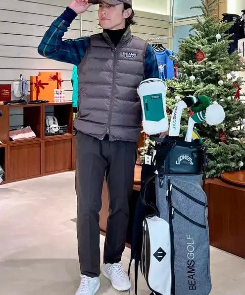 BEAMS高尔夫男士可折叠羽绒背心 商品图11