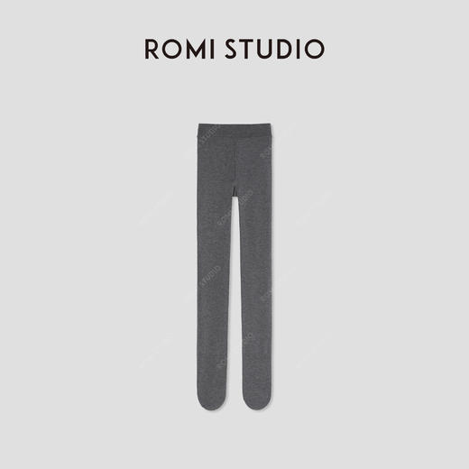 ROMI STUDIO"轻盈锁温"棉温泉绒混纺弹力连裤袜打底裤 RWCWX41596 商品图0