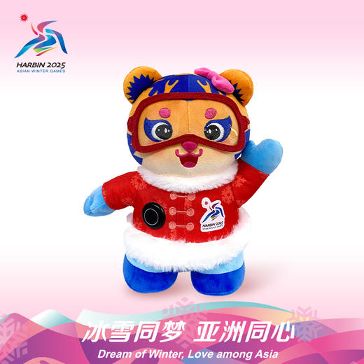 哈尔滨2025年亚冬会吉祥物滨滨妮妮石墨烯发热公仔毛绒玩具纪念品精美礼物 滨滨石墨烯发热公仔 商品图5