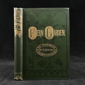 约19世纪后期 蕨类植物园艺指南 数十幅插图（含彩色） 漆布精装32开