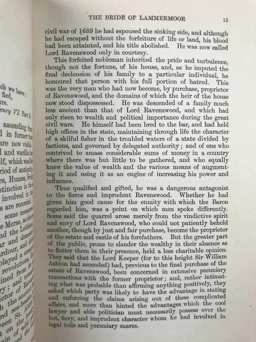 1897年 司各特《拉美莫尔的新娘》 1幅插图 真皮精装32开 商品图5