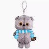 BUDIBASA巴迪宝思宝喜可猫+条纹围巾毛绒钥匙扣 商品缩略图0