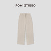 ROMI STUDIO“贵妇系列”驼绒混纺高腰直筒西裤23AWK681 商品缩略图0