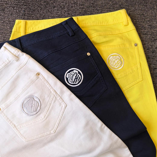 正品日单卡拉威女款高尔夫长裤，春秋款。只有白色L码，深蓝色S M L码各一件。 商品图3