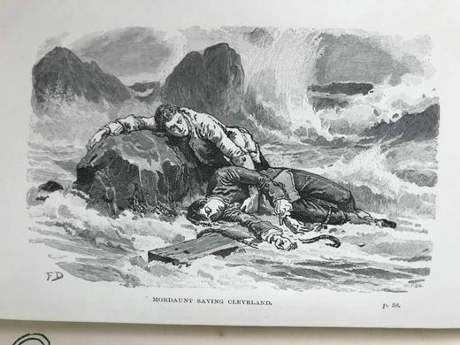 1897年 司各特《海盗》 1幅插图 真皮精装32开 商品图2