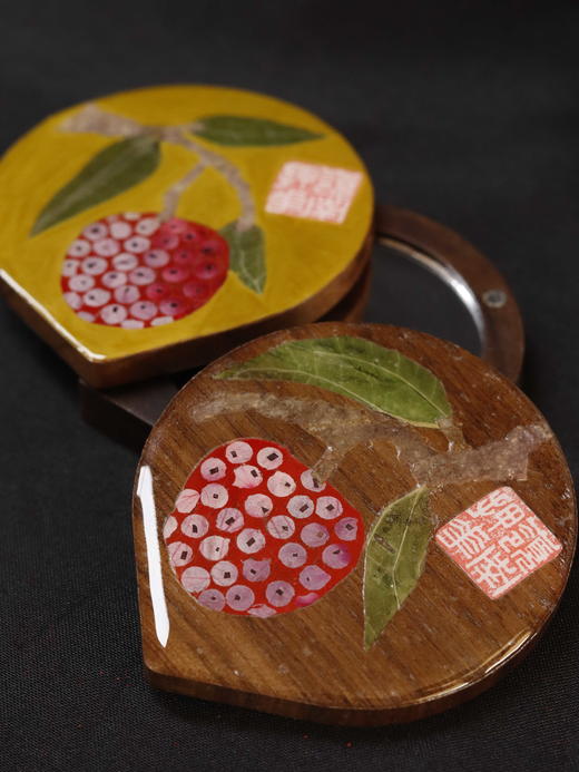 岭南荔枝押花镜子 商品图1