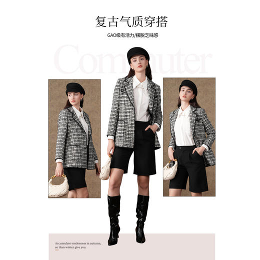 乔万尼绵羊毛西装外套英伦风EM4B546 商品图2