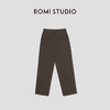 ROMI STUDIO复古简约双褶微阔垂感松弛感休闲西裤香蕉长裤P6025 商品缩略图1