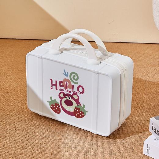 【敲高颜值！轻便行李箱】新款网红潮流化妆箱1收纳化妆品防尘口红护肤梳妆箱4寸出差便携。ry 商品图3