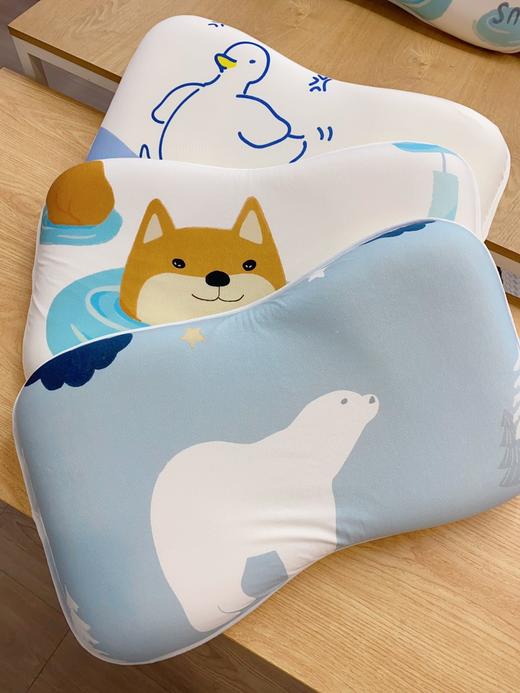 松植屋青少年亲水棉豆芙助眠枕头 高度5-7cm，适用于8岁以上 商品图3