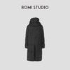 ROMI STUDIO高充绒量白鹅绒冬季中长款带围脖休闲时尚羽绒服W2294 商品缩略图1