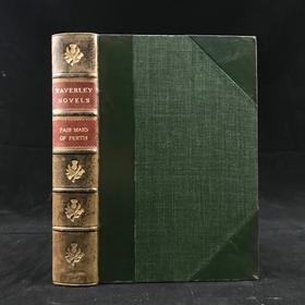 1897年 司各特《帕思丽人》 1幅插图 真皮精装32开