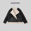 ROMI STUDIO【皮毛一ti】澳洲美丽nu 翻领夹克皮衣外套R29W167 商品缩略图0