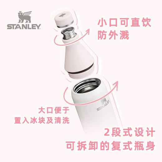 STANLEY保温杯304不锈钢保龄球状保冷网红ins风便携水杯高颜值 商品图1