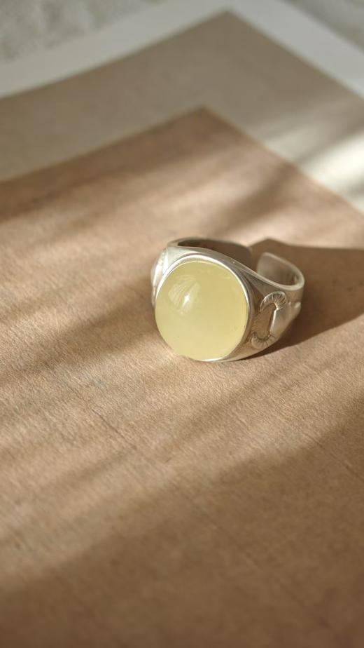 度流年（下）·和田玉银戒指【嘉石526】 商品图2