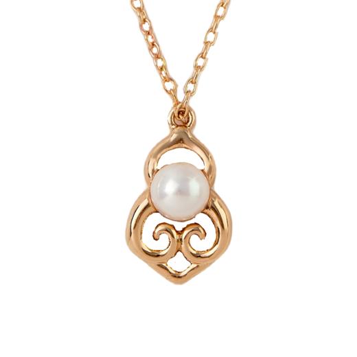 pearl moments珍刻   事事如意 小如意（珍珠）项链 商品图0