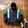 法国鳄鱼男装时尚通勤拼色连帽保暖面包服棉服外套 商品缩略图2