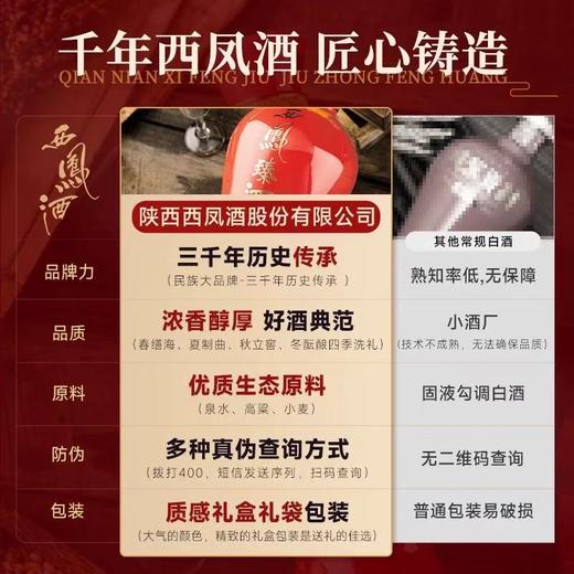 陕西西凤臻酒 50度浓香型白酒 整箱500ml*6瓶包邮 商品图2