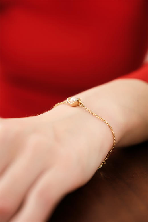 pearl moments珍刻  日富一日 小元宝（珍珠）手链 商品图9
