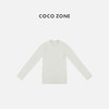 COCO ZONE 100棉口袋长袖T恤圆领休闲上衣 CC1C2309 商品缩略图1