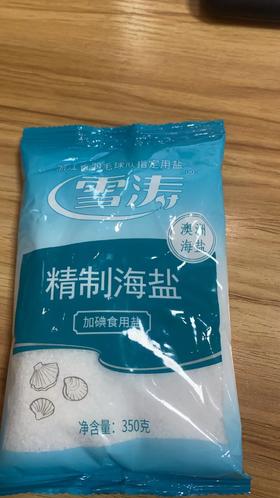 雪涛精致海盐350g