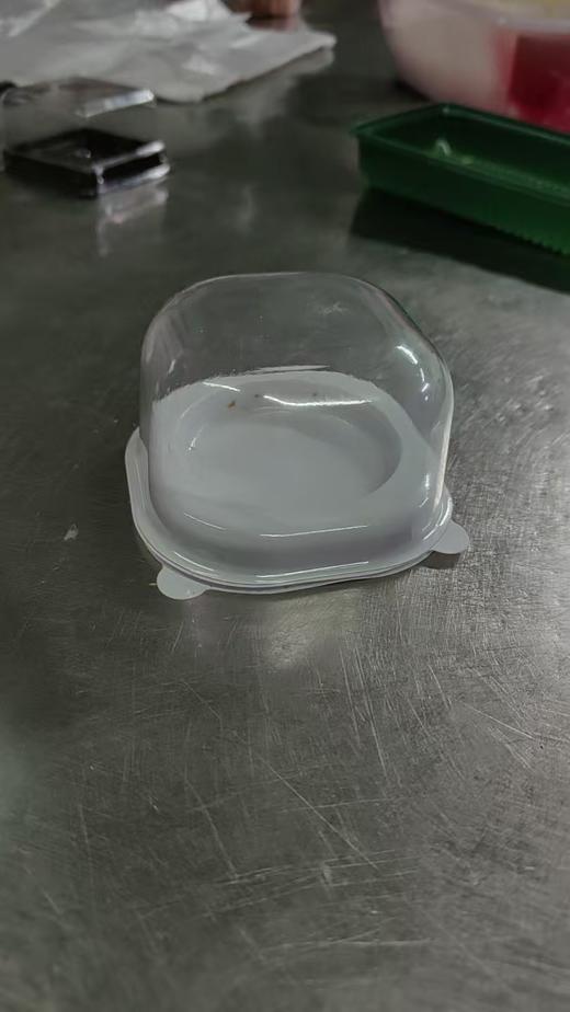 097蛋黄酥包装盒  乳白底配透明盖 商品图1