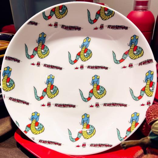 张国兴先生创作【蛇年转运碗】【蛇年转运盘】蛇行大运 高级骨瓷 商品图4