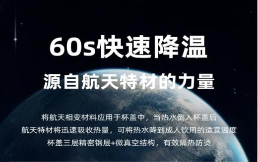 富光锐迪保温杯控温水杯降温杯盖两用大容量男女生高颜值抗菌内胆 商品图1