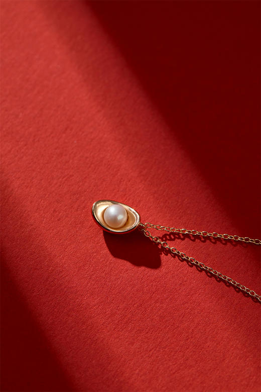 优选丨pearl moments珍刻  日富一日 小元宝（珍珠）项链 商品图1