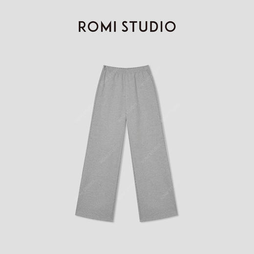 ROMI STUDIO“都市休闲”100%棉高克重加绒厚款休闲裤 RW24WXH1294 商品图0