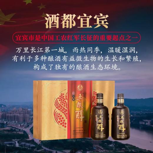 五粮液五粮醇金淡雅 50度浓香型白酒 整箱500ml*2瓶*5盒包邮 商品图6