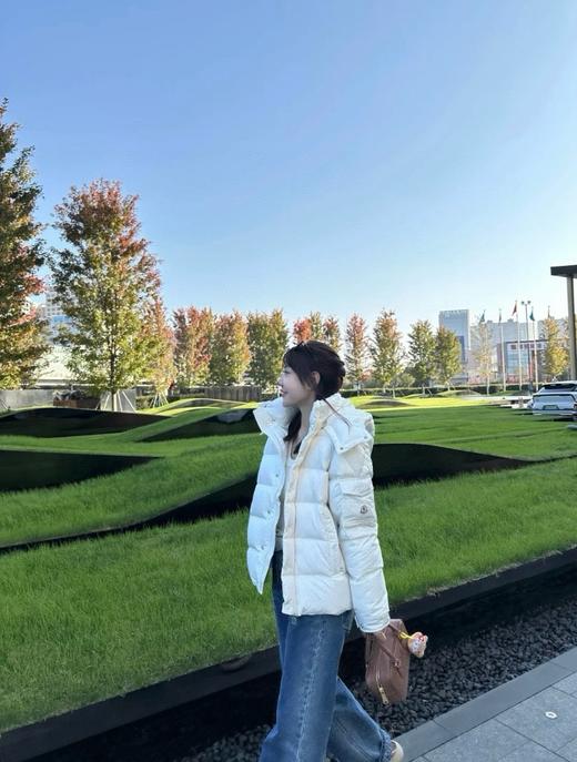 蒙口Maya系列情侣款连帽可拆羽绒服 商品图1