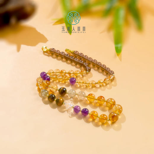 玉美人菲菲#水晶项链约8-12mm 商品图0