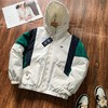 法国鳄鱼男装时尚通勤拼色连帽保暖面包服棉服外套 商品缩略图3