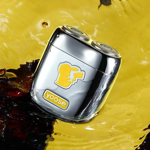 yoose/有色宝可梦联名款剃须刀电动男士便携迷你刮胡刀送老公礼物实用胡须刀 商品图6