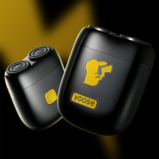 yoose/有色宝可梦联名款剃须刀电动男士便携迷你刮胡刀送老公礼物实用胡须刀 商品图2