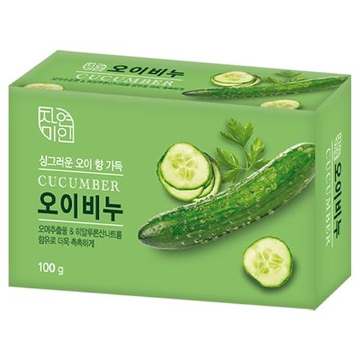 無瑾花自然美人黄瓜香皂100g무궁화 자연미인 오이비누 商品图0