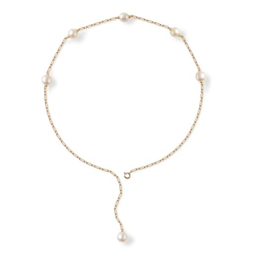 pearl moments珍刻 E小调 巴洛克金链珍珠项链 商品图0