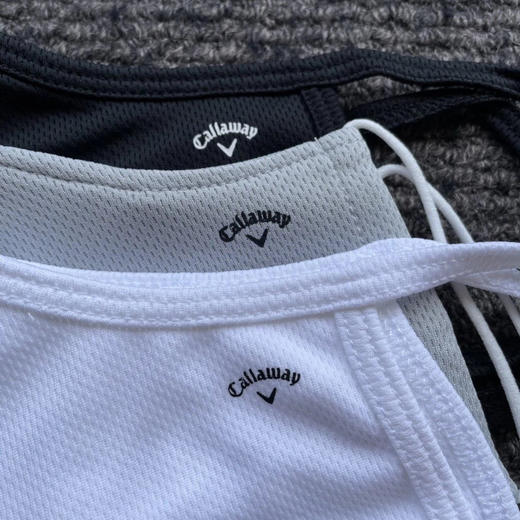 正品卡拉威高尔夫口罩男女同款！只有白色。有两种logo大小区别，logo随机发货。一包三个。只有十几组。 商品图3