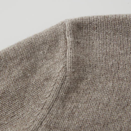 ROMI STUDIO“温暖如初”100%绵羊毛软糯半开领套头毛衫RW24AS90944 商品图3