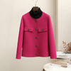 丁摩 小香风外套双面羊绒大衣女短款春季新款休闲气质显瘦羊毛呢子5ZF-26110 商品缩略图2
