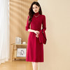 翻领马甲+连衣裙两件套时尚毛织套裙LZW&220 商品缩略图2