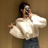 ROMI STUDIO【皮毛一ti】chao耐看柔软奶油白外套 R29W110 商品缩略图0