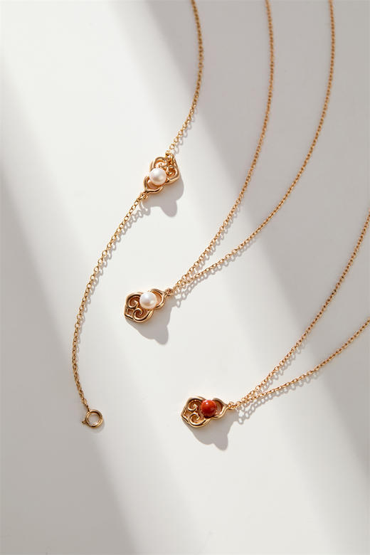 pearl moments珍刻   事事如意 小如意（南红）项链 商品图7