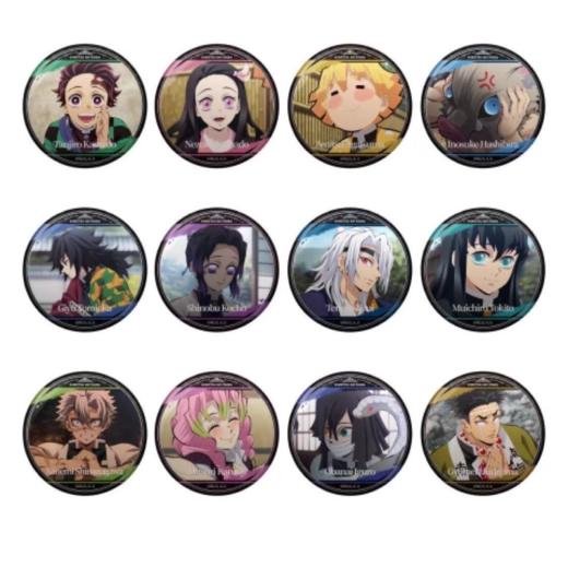 次元波板糖 鬼灭之刃 柱训练篇 A 徽章 吧唧 12包/盒 国谷 商品图0