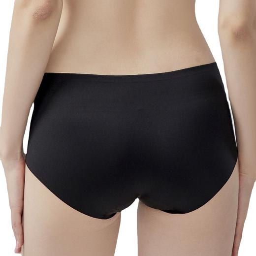 【59元3条】里素无痕竹炭裸感内裤 中腰纯色一片式内裤 商品图3