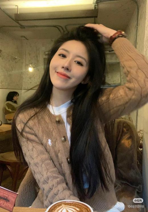 拉夫家RL胸前经典战马刺绣绞花纹麻花纽绳排扣针织毛衣开衫 商品图3