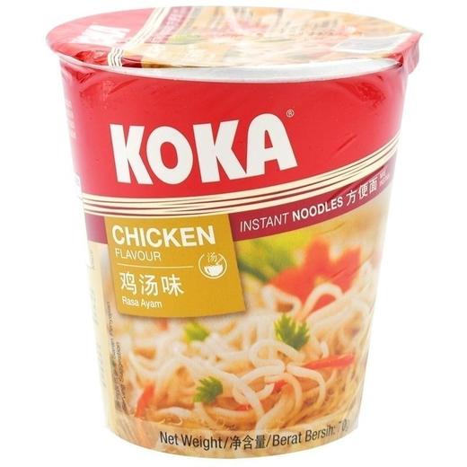 新加坡进口koka可口鸡汤味快熟泡面70g 商品图0