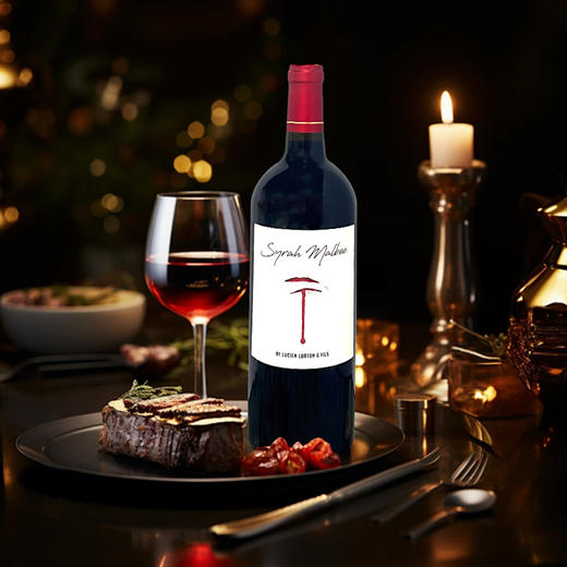 法国进口西拉马尔贝克红葡萄酒750ml 商品图2